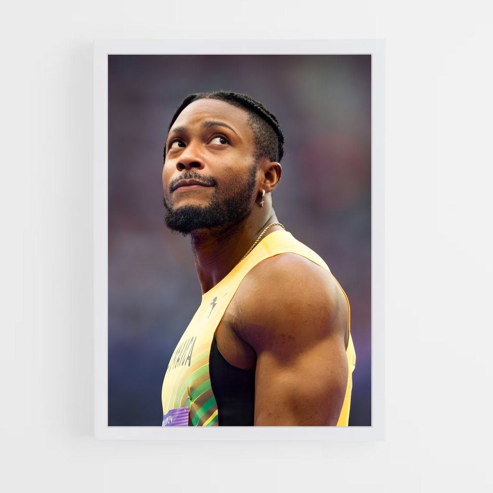 Poster Vibes de Lyles – affiche Athlétisme (vue 3)